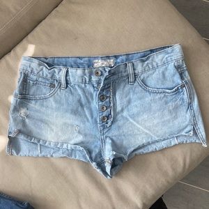 Free people Jean shorts
